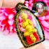 Guman Graveyard Clay Boy Gambling Money Lotto Win Yam Be2557 Thai Amulet #15854